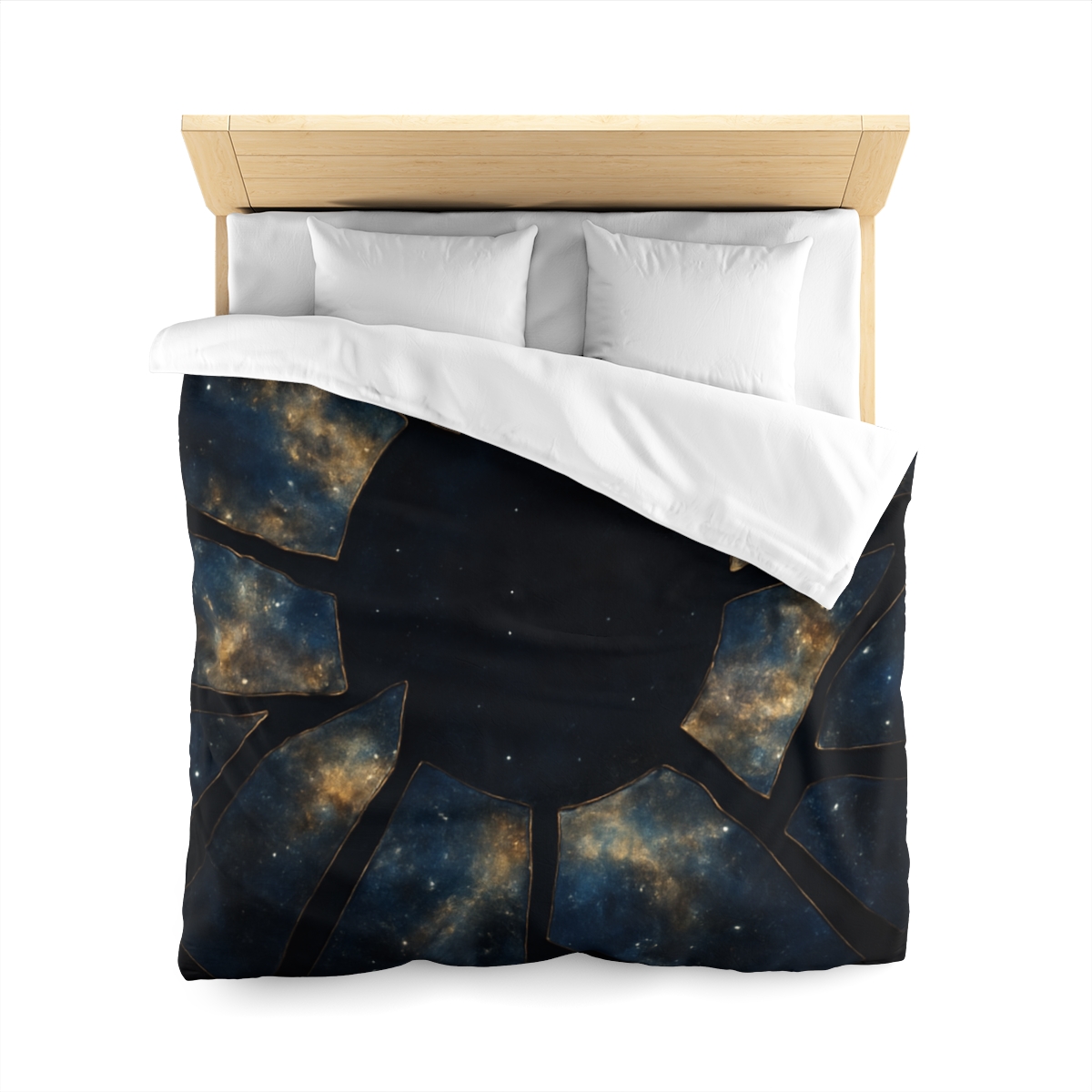 Starlit Fracture Mosaic personalized bedding duvets