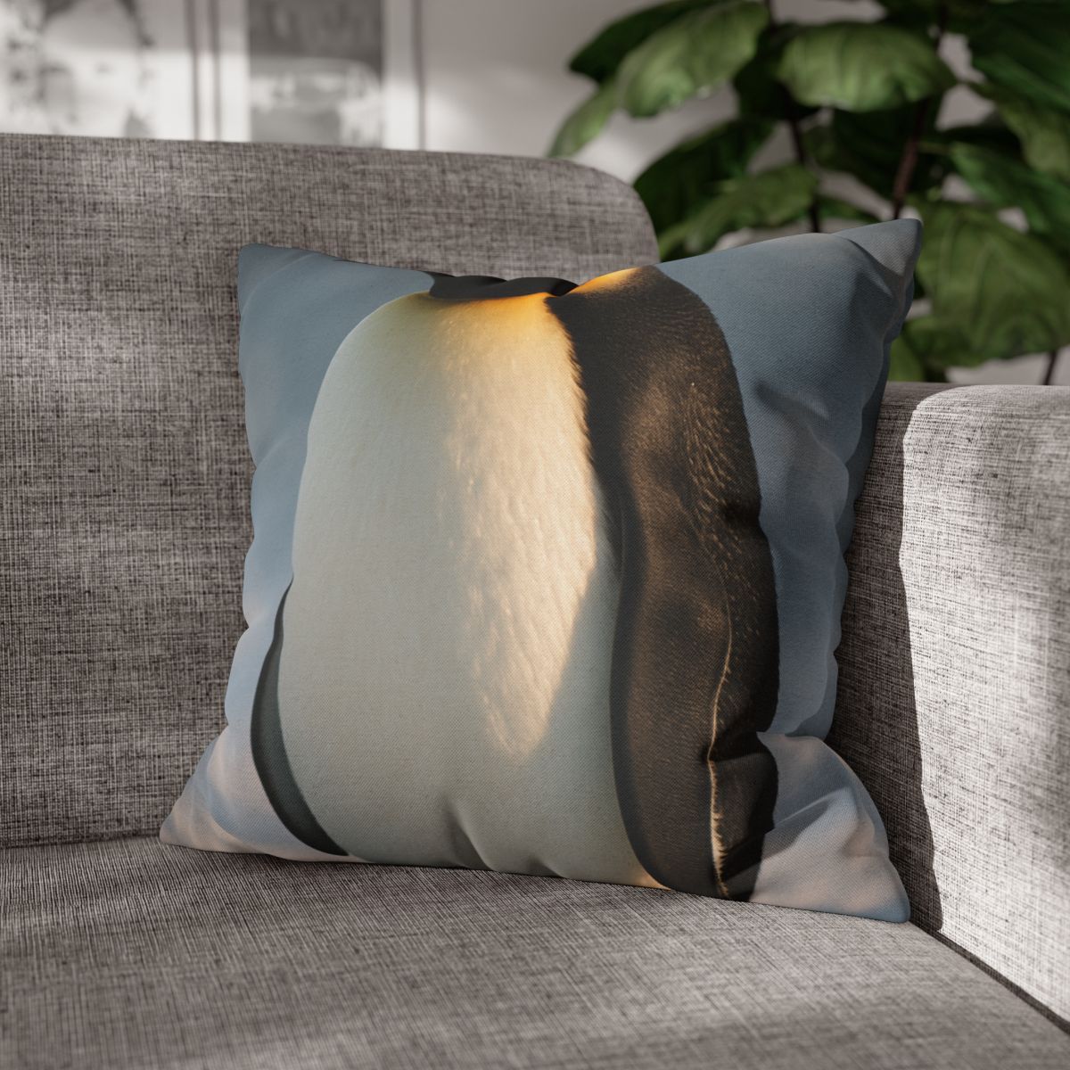 Aurora Drift Emperor Penguin unique gift pillow cases