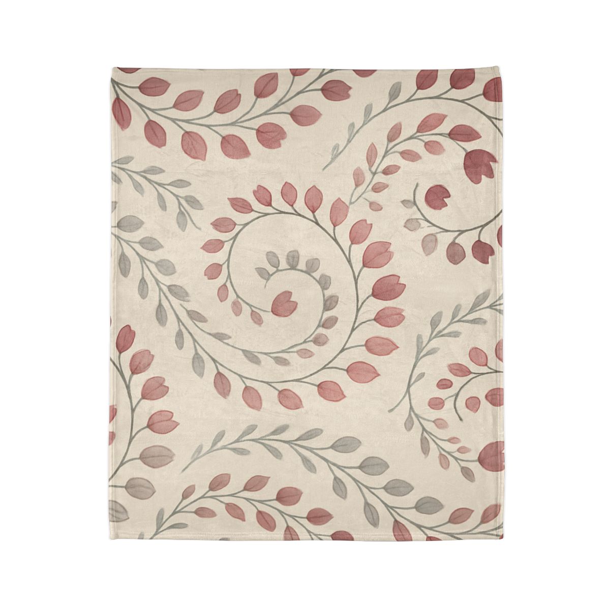 Bud Spiral Cascade soft fleece blankets