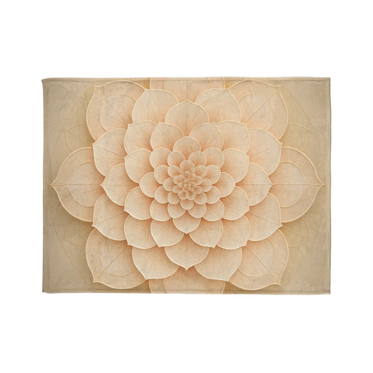 Petal Mosaic Halo soft fleece blankets