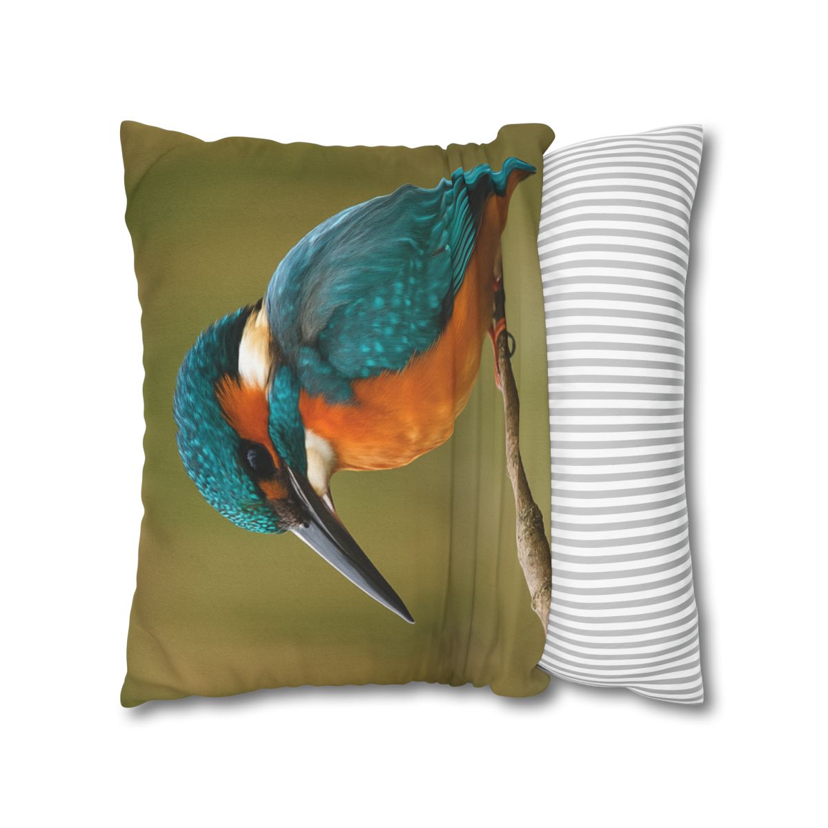 Azure Flash Kingfisher personalized pillow covers