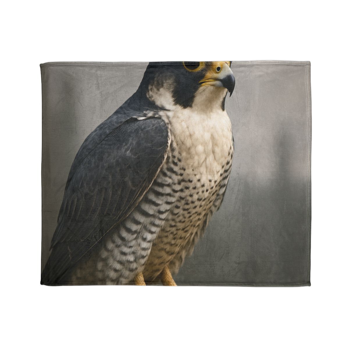 Starlit Vigil Peregrine Falcon trendy patterned blankets