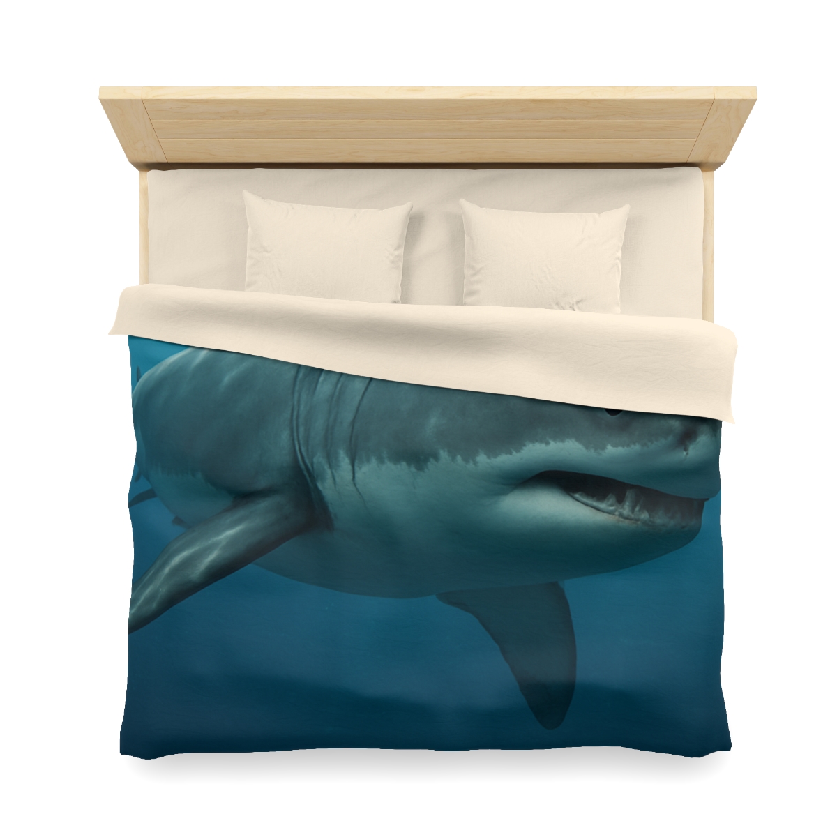 Silent Hunter Great White Shark trendy bedroom duvets