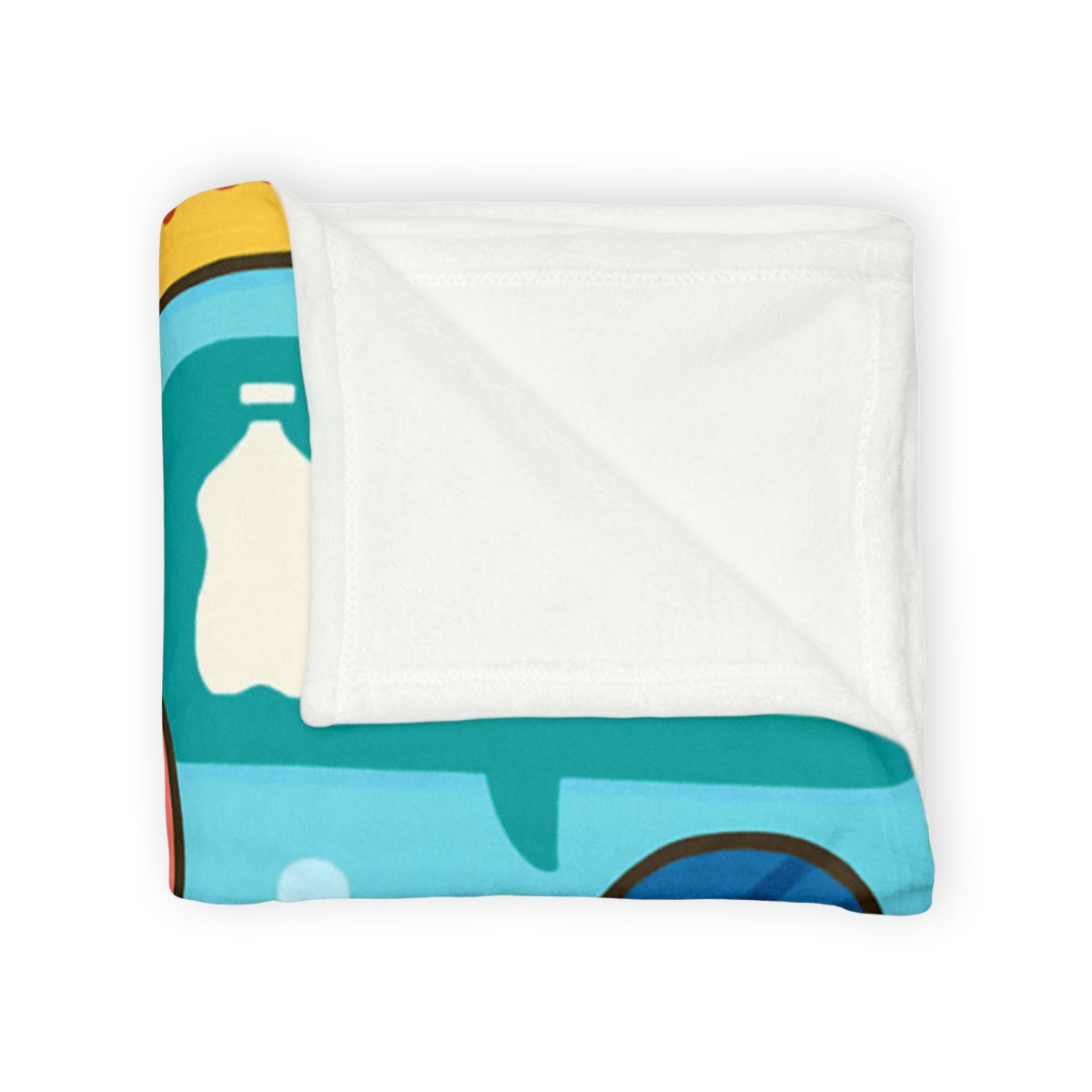 Coral Reef Recycling Parade stylish throw blankets