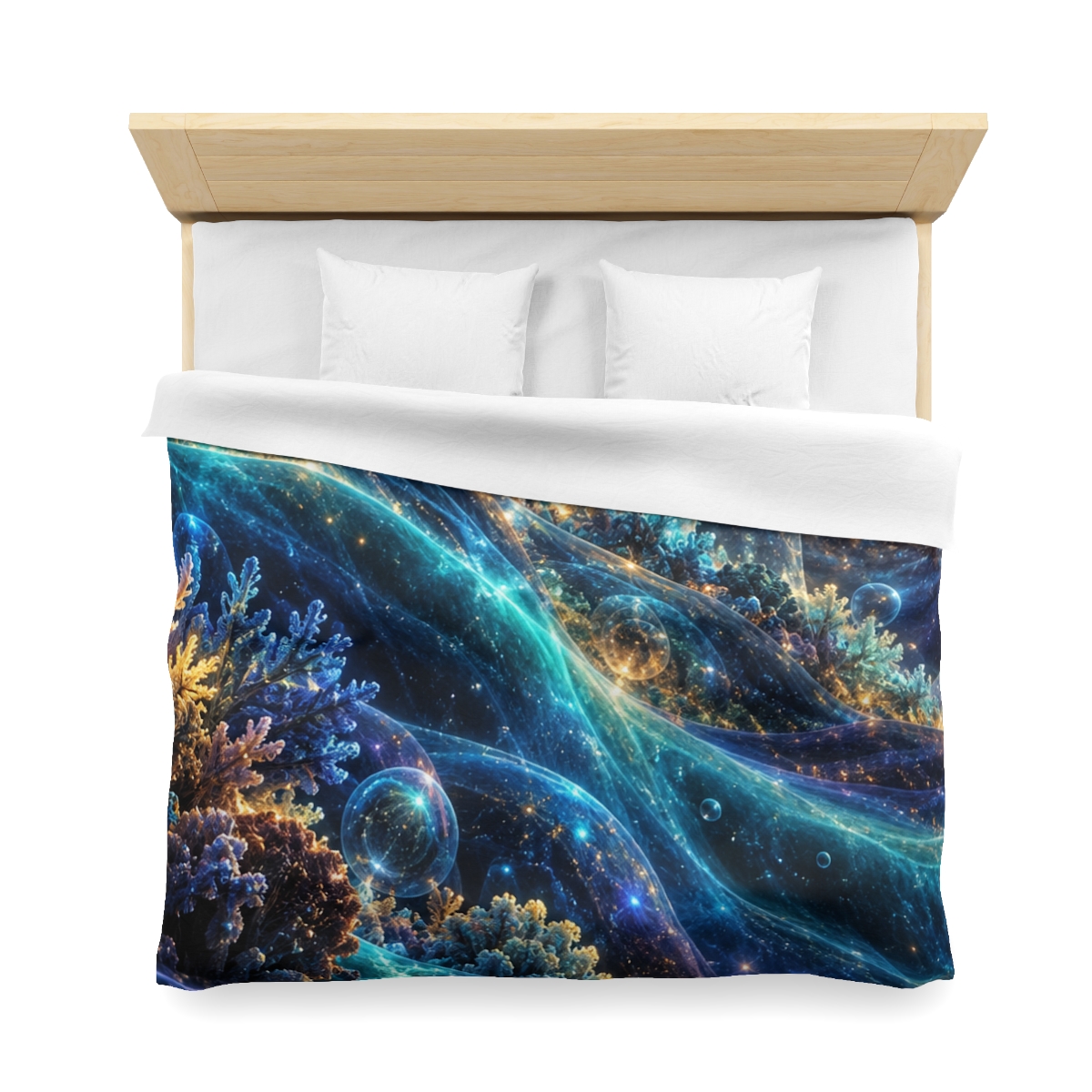 Polarized Photon Reef stylish duvet covers [AI-f94d6be4-2bb0773b112f]