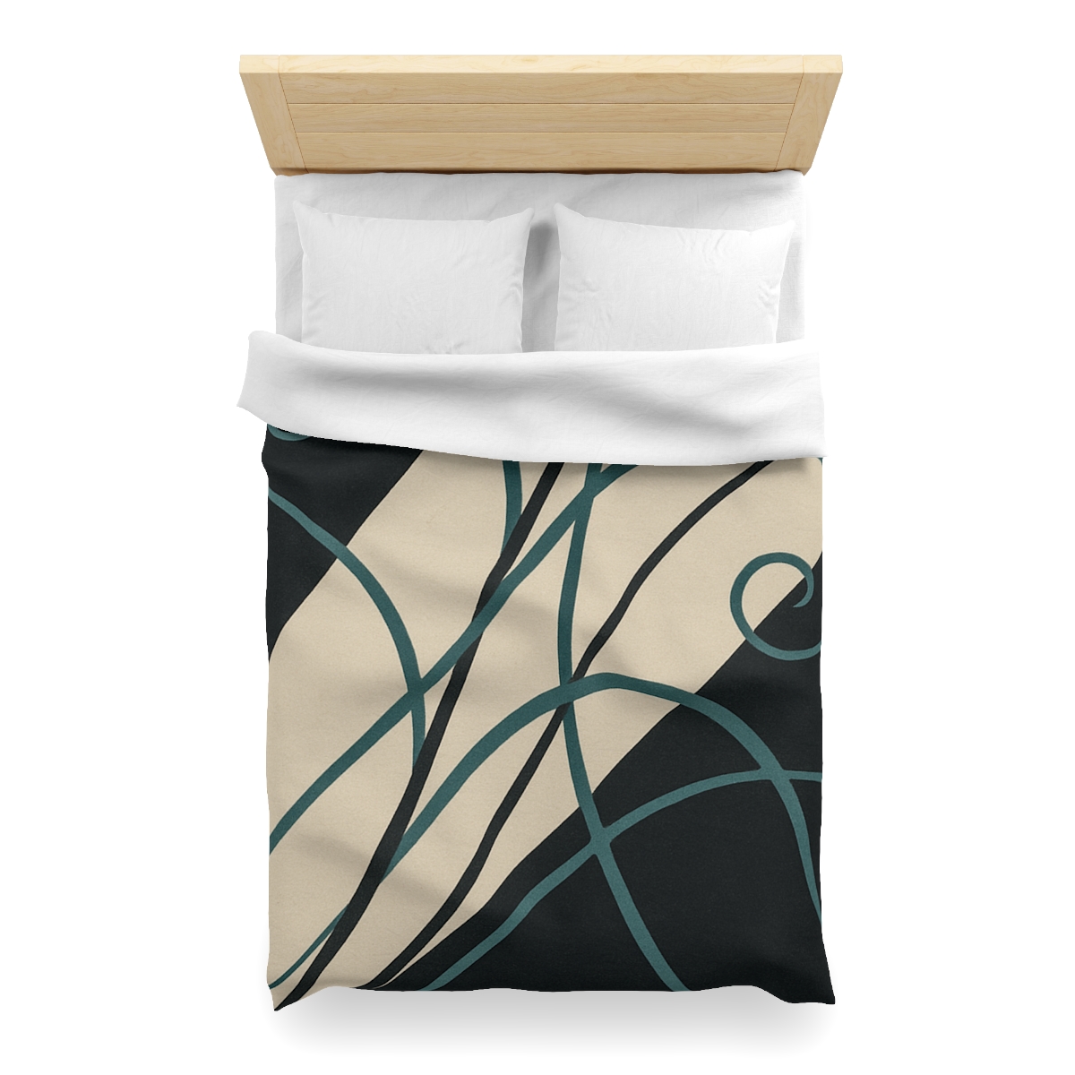 Tendril Motion Study unique patterned duvets