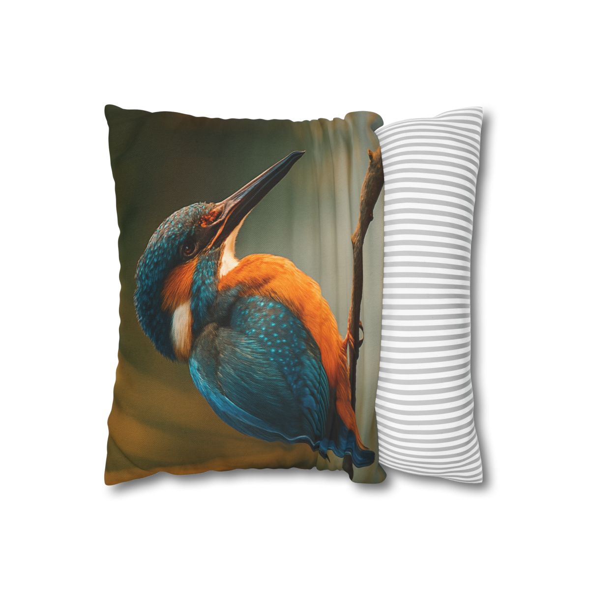 Aurora Splash Common Kingfisher comfortable bedding pillow covers