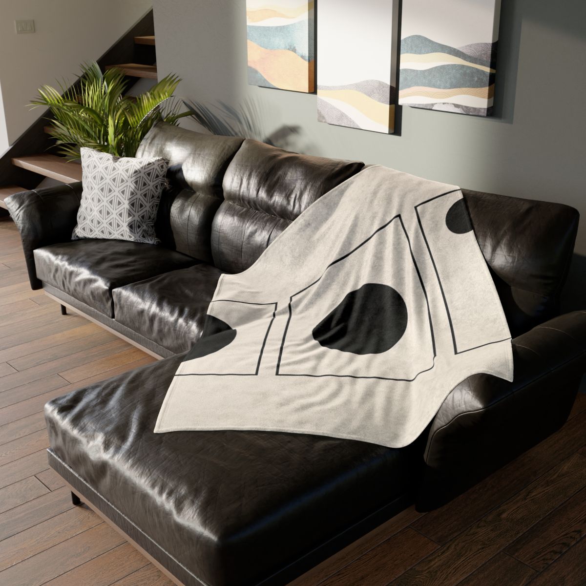 Eclipse Frame Triptych warm winter blankets