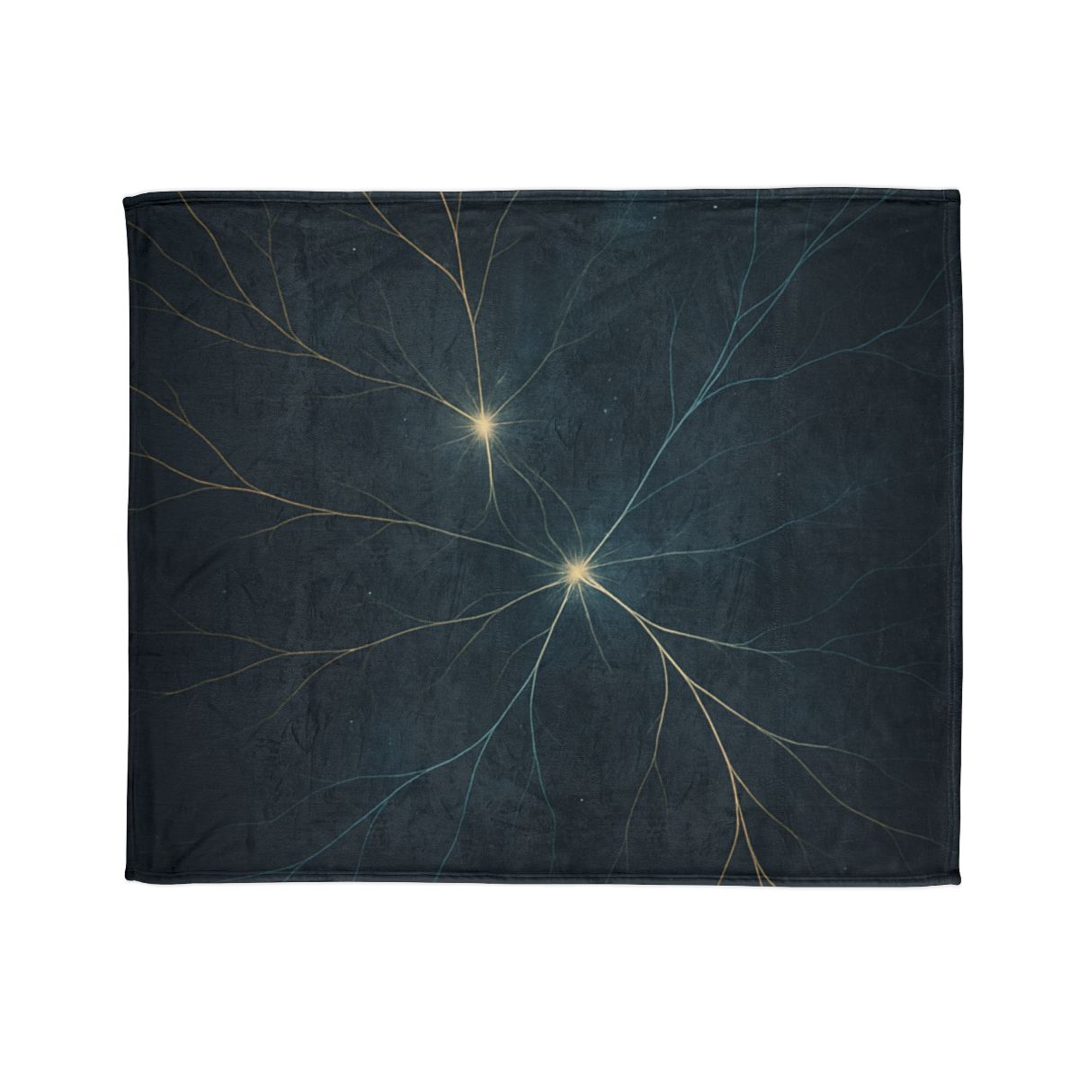 Cosmic Filament Garden Map designer printed blankets