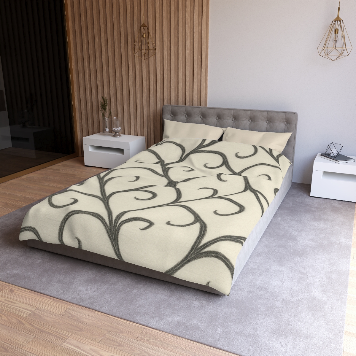 Vine Lattice Outline duvets for gifts