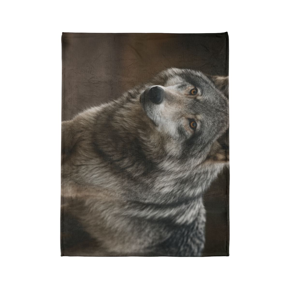 Silver Gaze Gray Wolf decorative home blankets