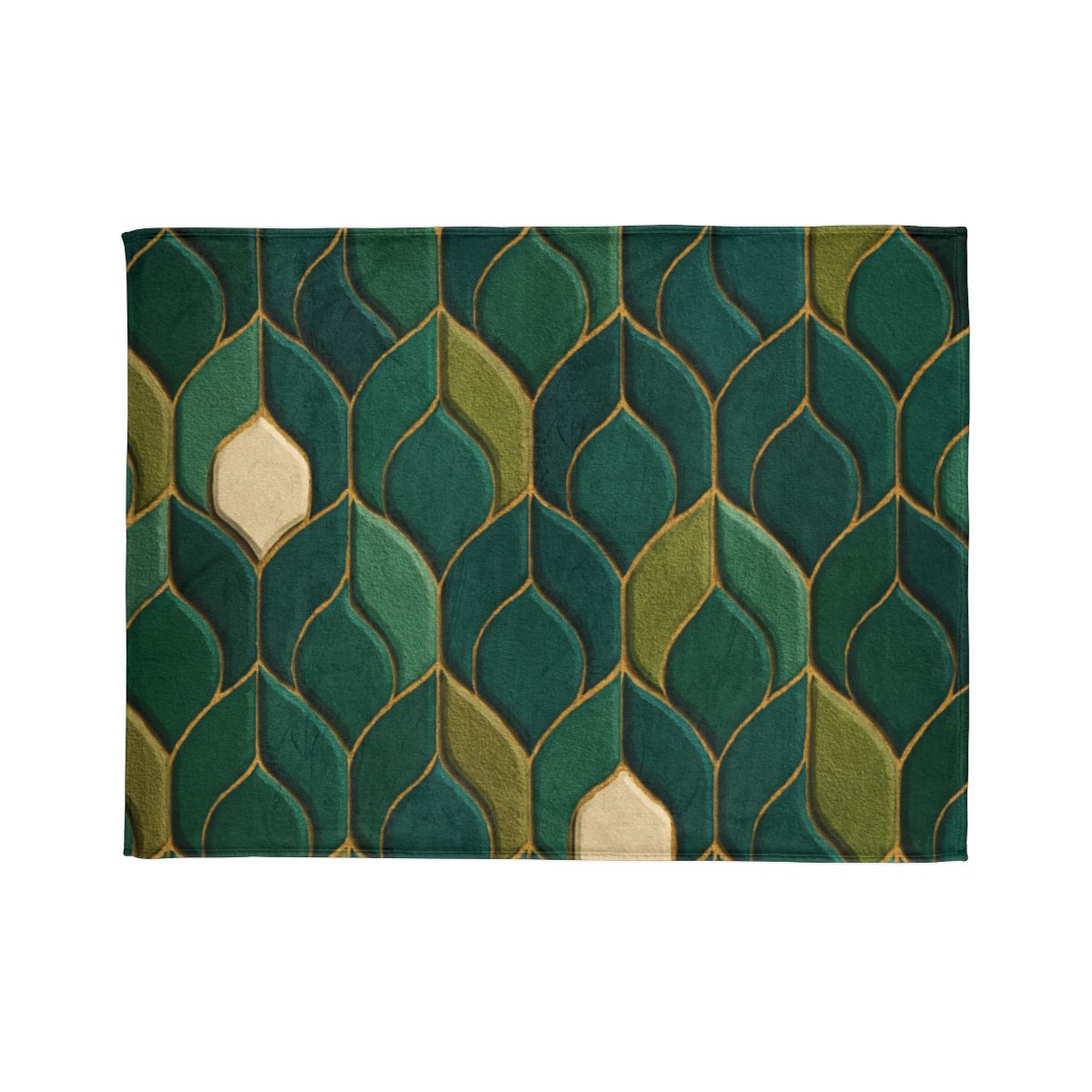 Bud Scale Tessellation warm winter blankets