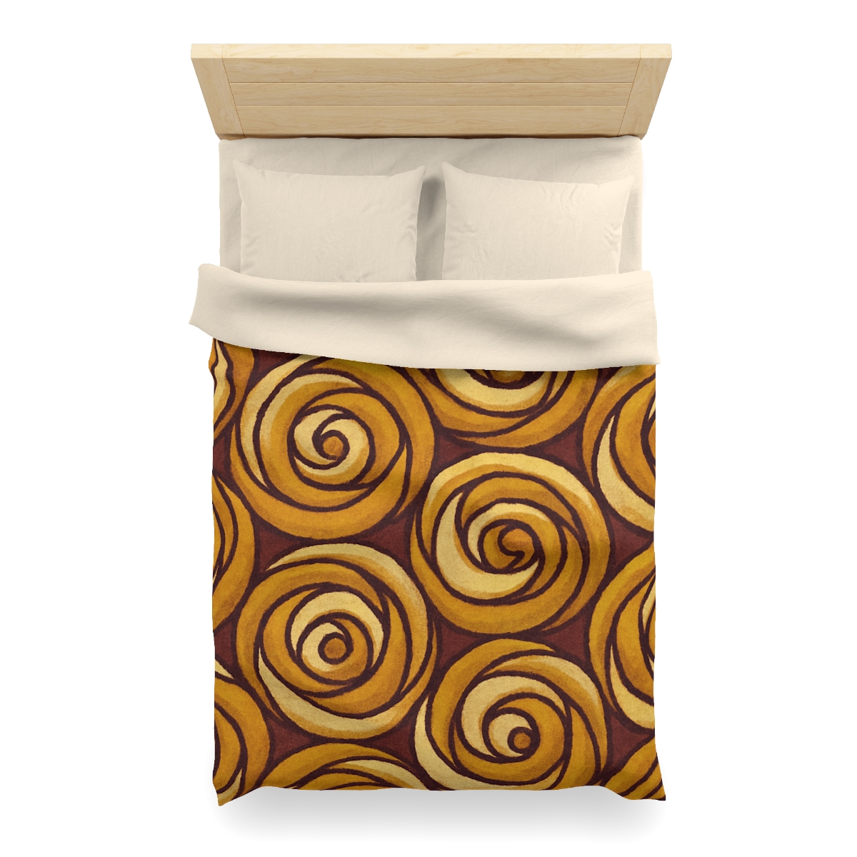 Spiral Bud Tessellation unique patterned duvets