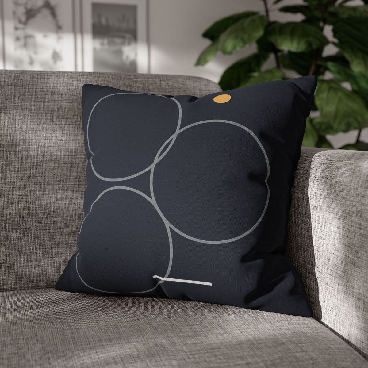 Three Rings With Shared Tangent Bar unique gift pillow cases