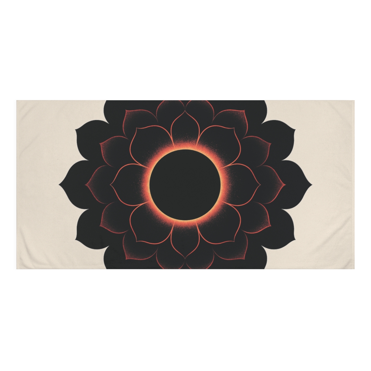 Petal Eclipse Rosette stylish beach towels