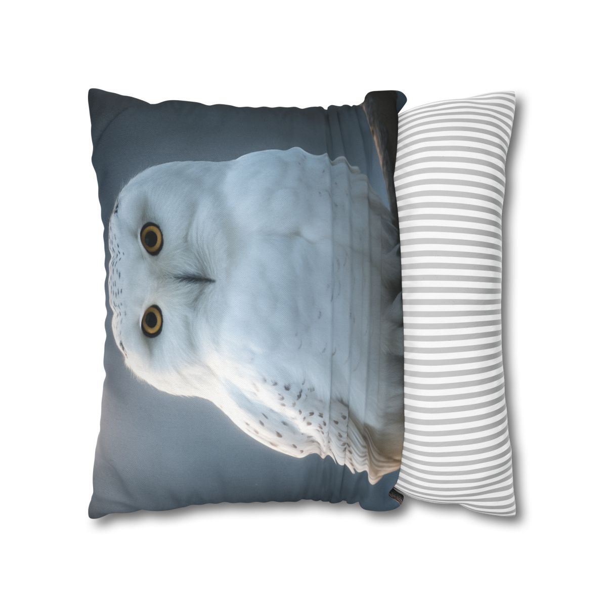 Twilight Watcher Snowy Owl custom pillow cases