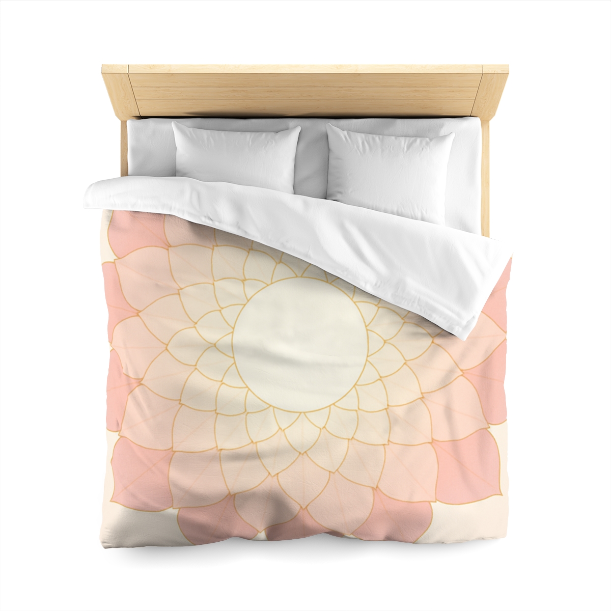 Petal Halo Lattice warm winter duvets