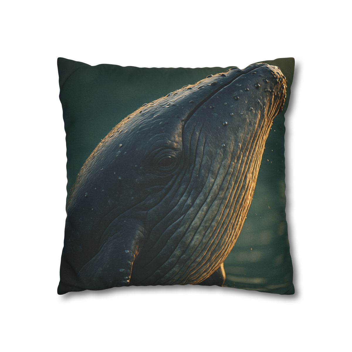 Silver Surge Humpback Whale soft cotton pillow cases