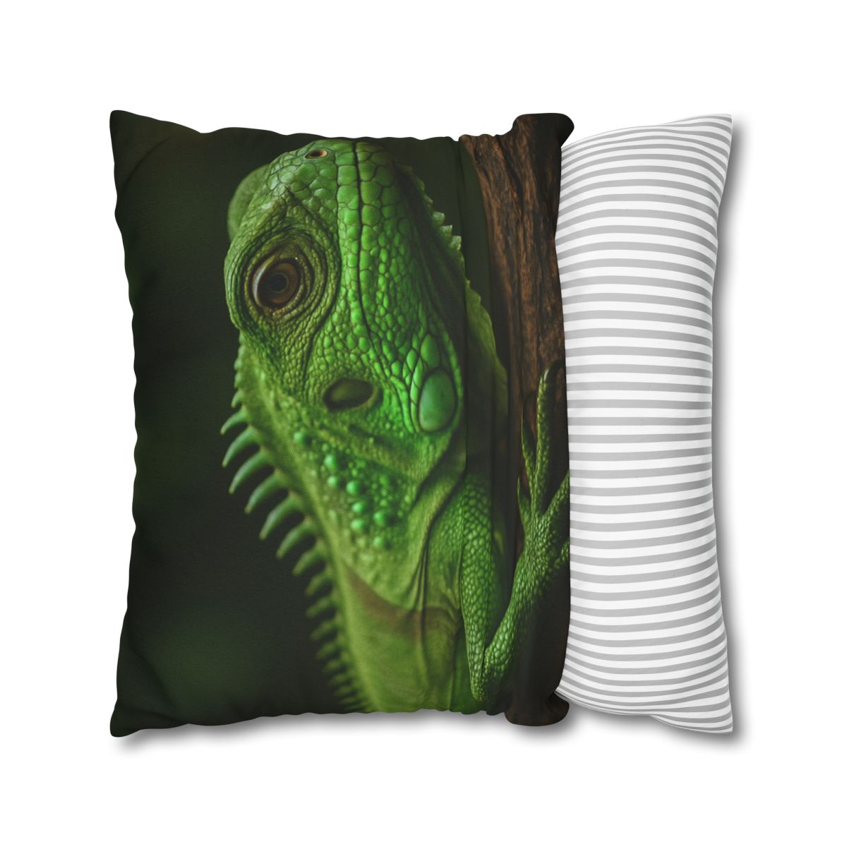 Green Iguana Sun Stillness unique gift pillow cases