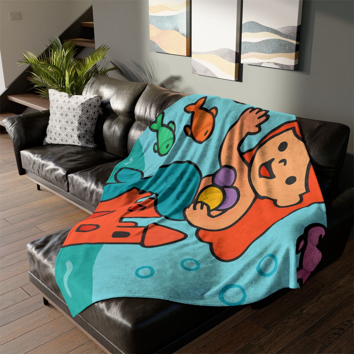 Coral Castle Mermaid warm winter blankets