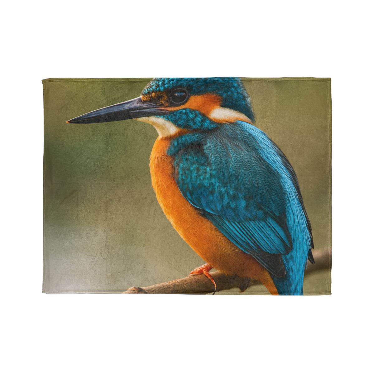 Sapphire Bolt Kingfisher decorative home blankets