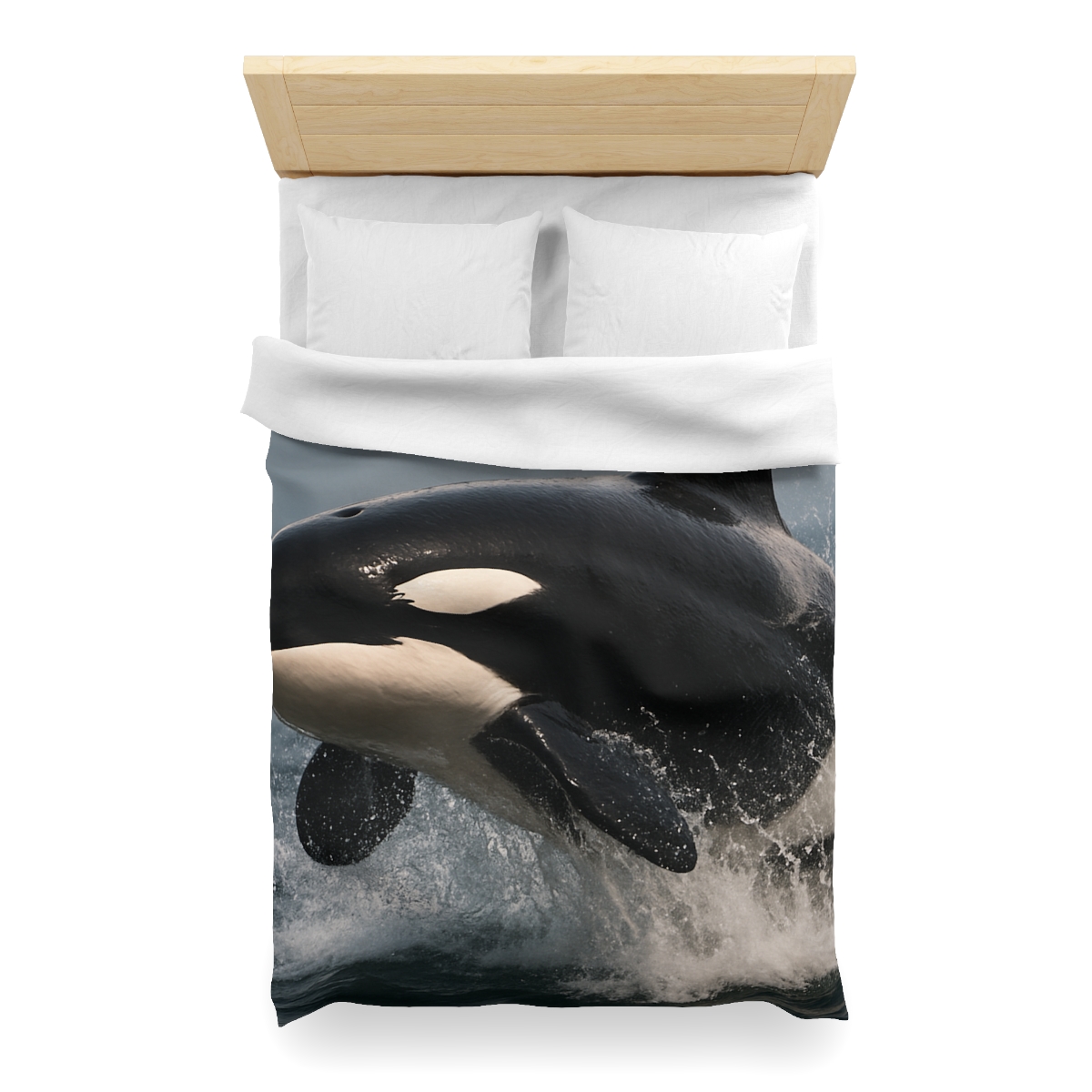 Storm Crest Orca personalized bedding duvets