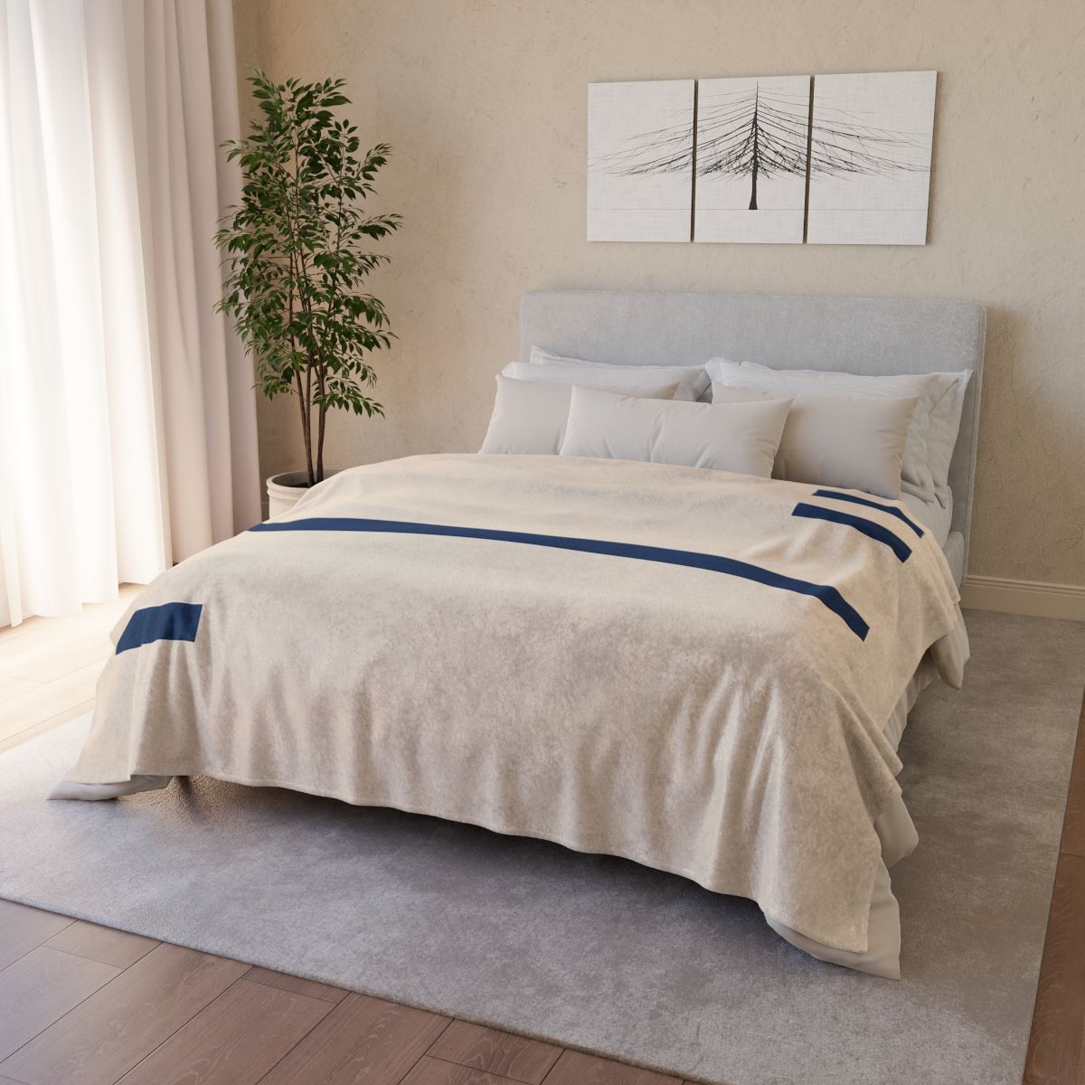 Split Horizon Bar Sequence warm winter blankets