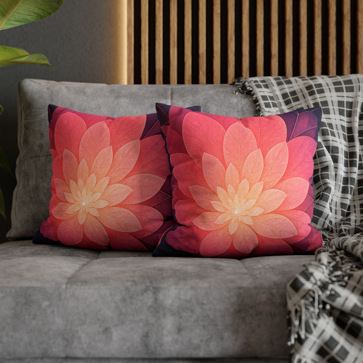 Petal Prism Overlap comfortable bedding pillow covers