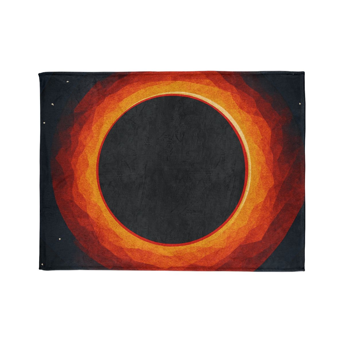 Event Horizon Paper Cut Silhouette stylish throw blankets