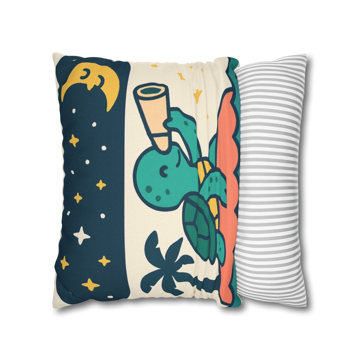 Stargazer Sea Turtle Adventure comfortable bedding pillow covers