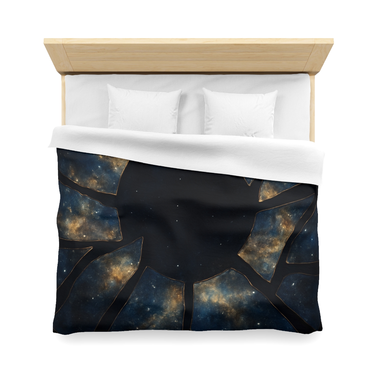 Starlit Fracture Mosaic personalized bedding duvets
