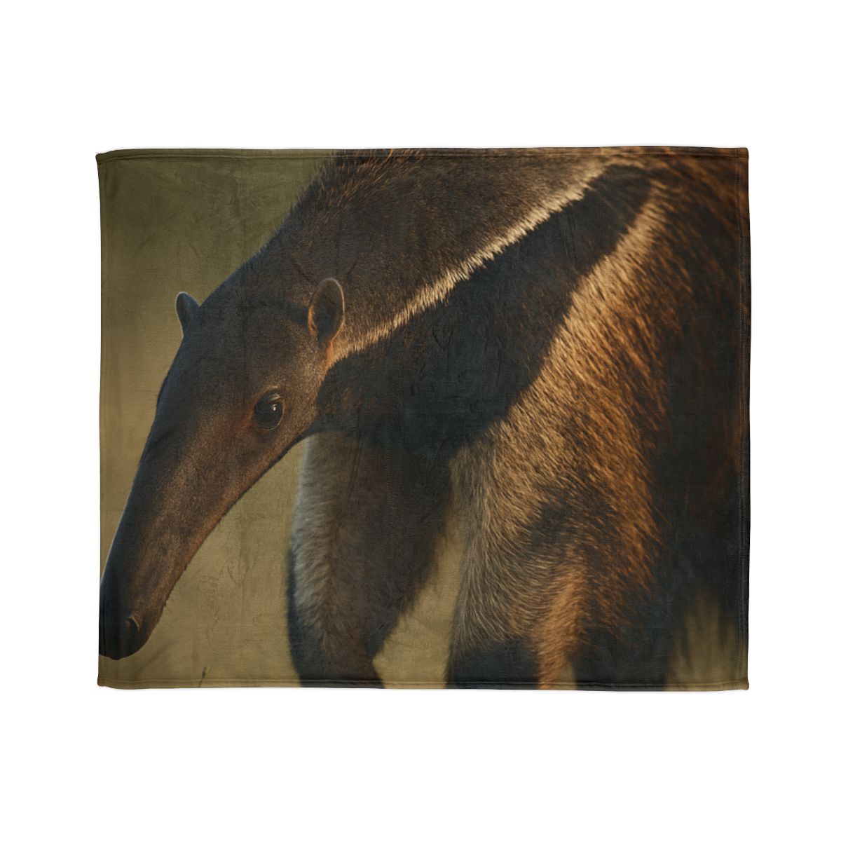 Ember Gaze Giant Anteater soft fleece blankets