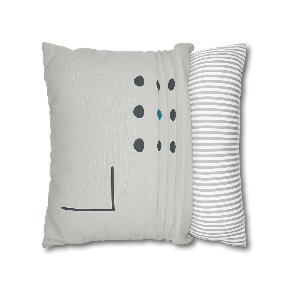 Sparse Dot Grid With Missing Corner custom pillow cases