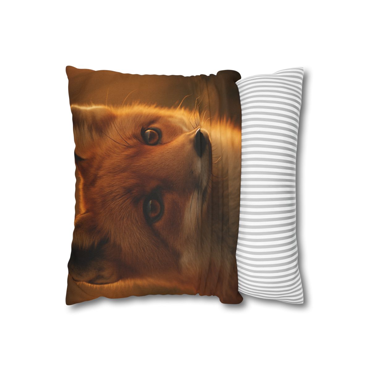 Crimson Whisper Red Fox soft cotton pillow cases