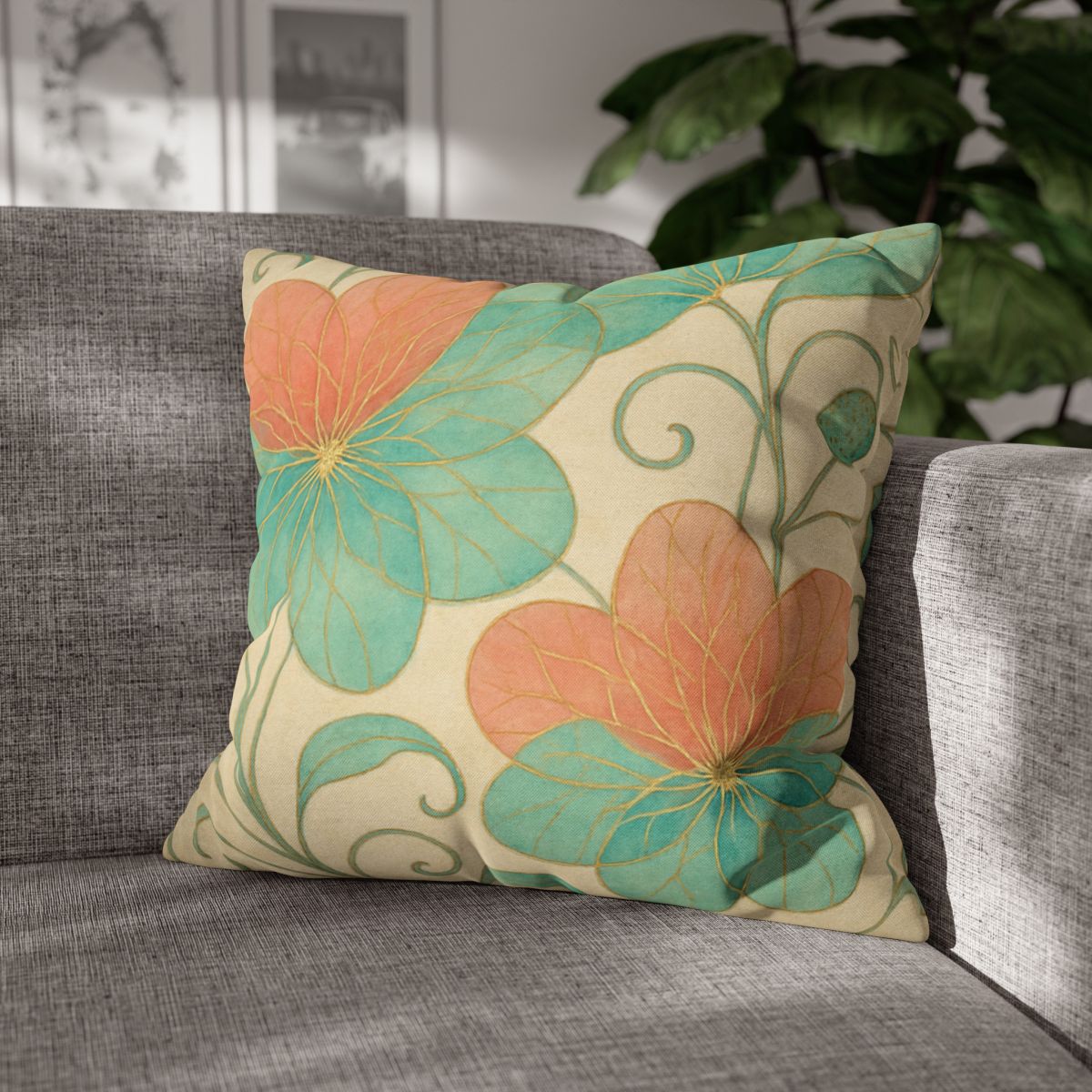 Petal Lattice Echo personalized pillow covers