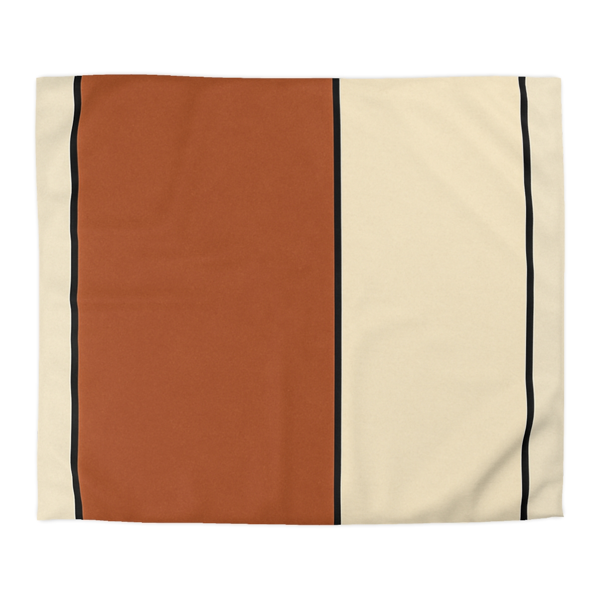 Offset Rectangle Pairing personalized bedding duvets