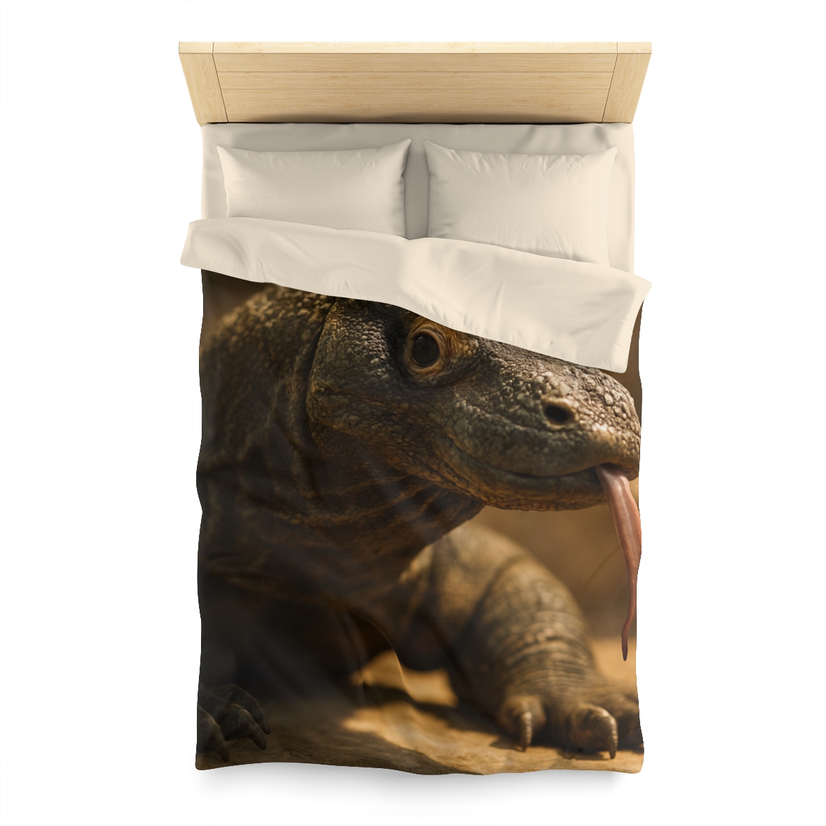 Ancient Sentinel Komodo Dragon custom duvets