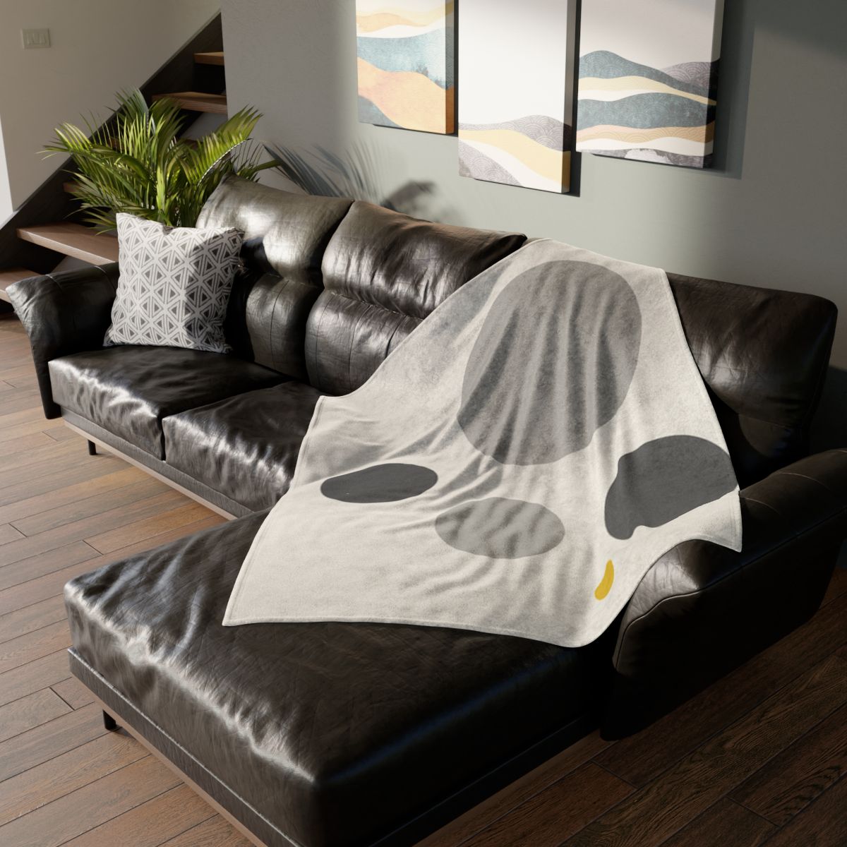 Balanced Cluster Of Circles decorative home blankets