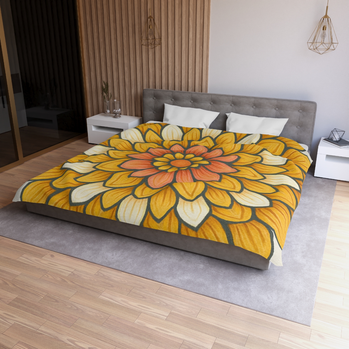 Floret Burst Mandala custom duvets