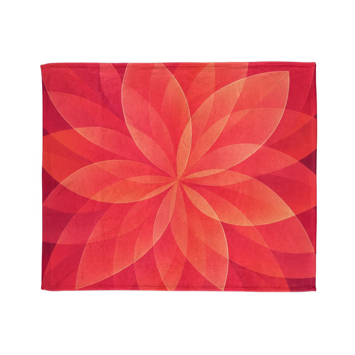 Petal Prism Overlap stylish throw blankets