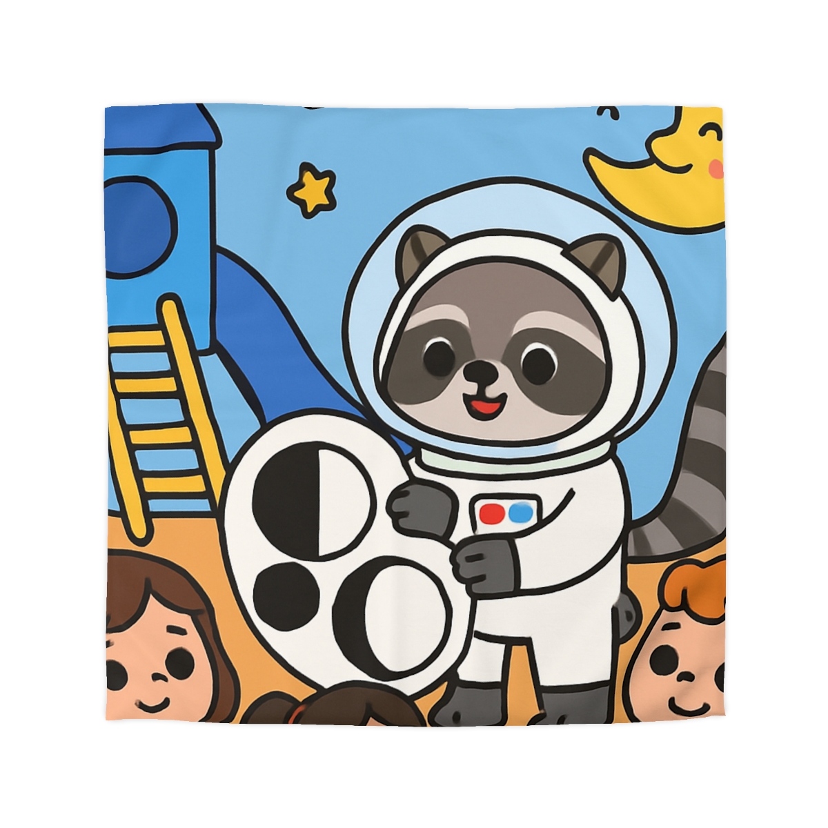 Moon Phase Playground Parade soft comforter duvets