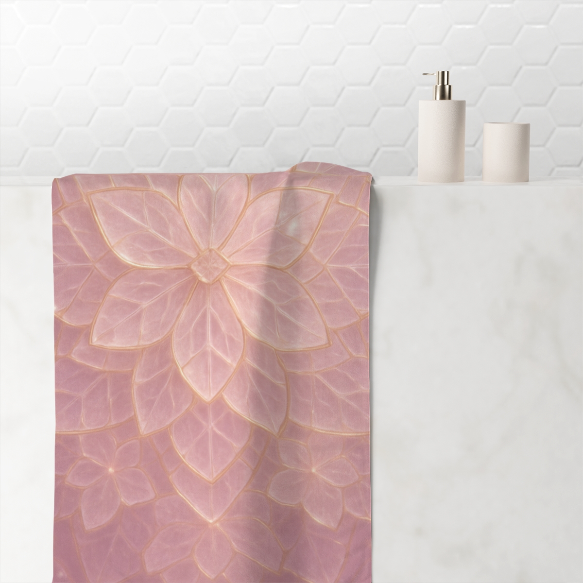Petal Prism Lattice stylish beach towels