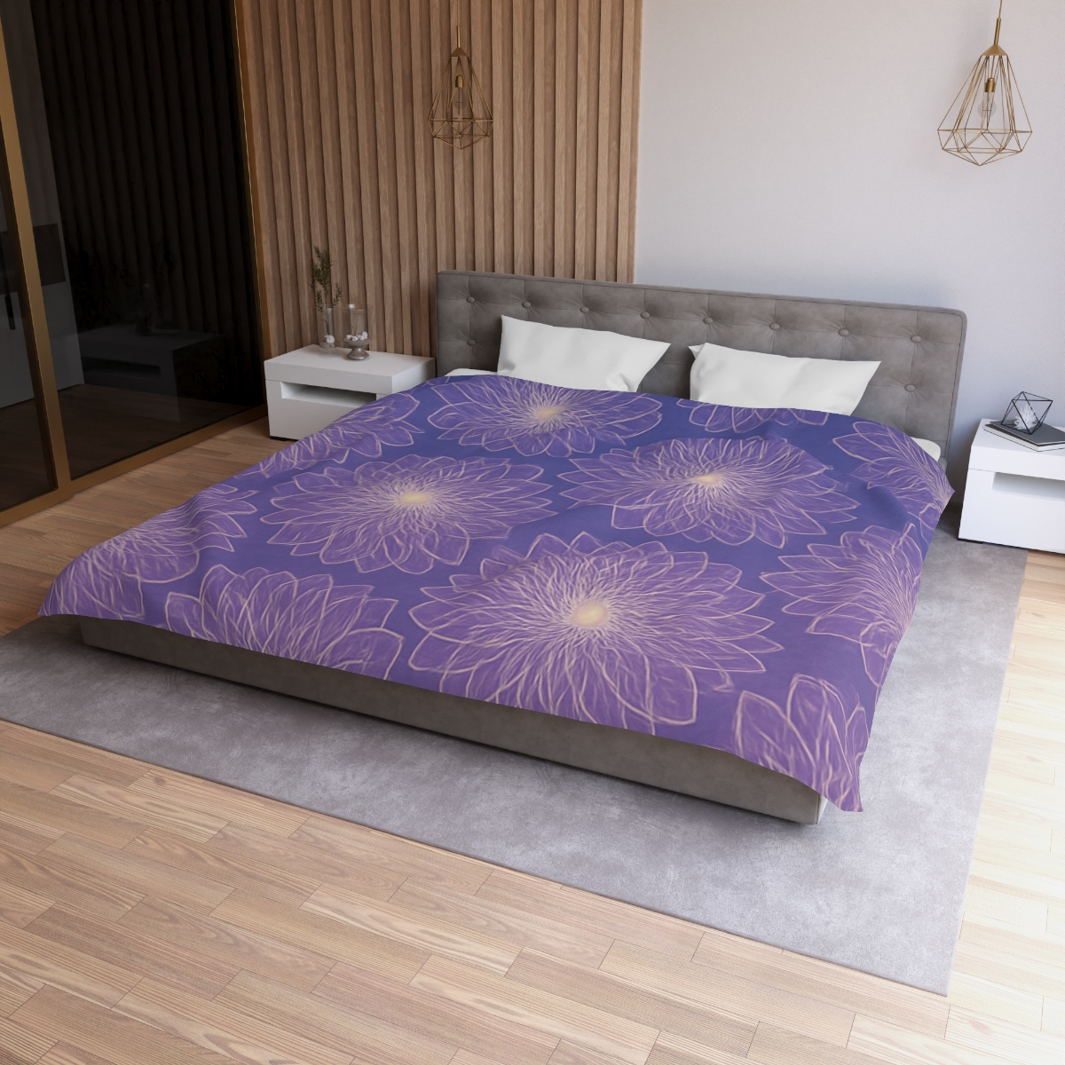 Cosmic Blossom Lattice duvets for gifts