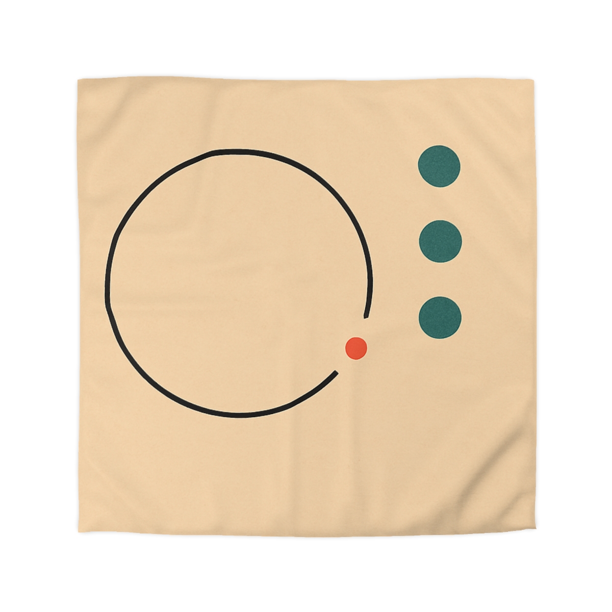 Broken Ring With Offset Triplet soft comforter duvets