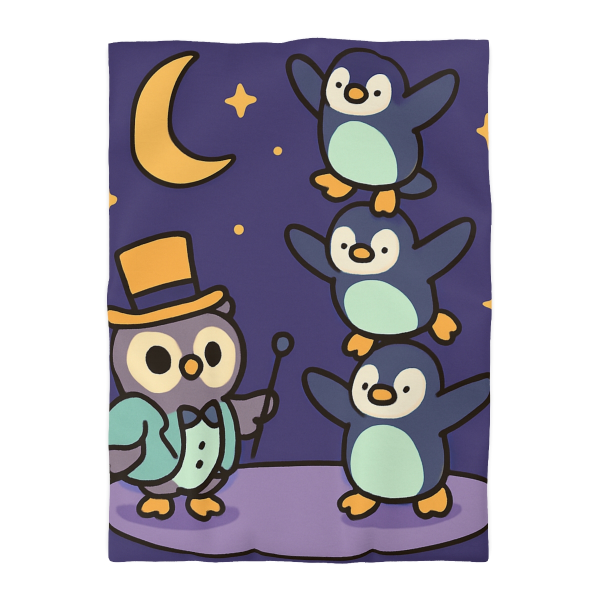 Moonlight Feather Circus stylish duvet covers