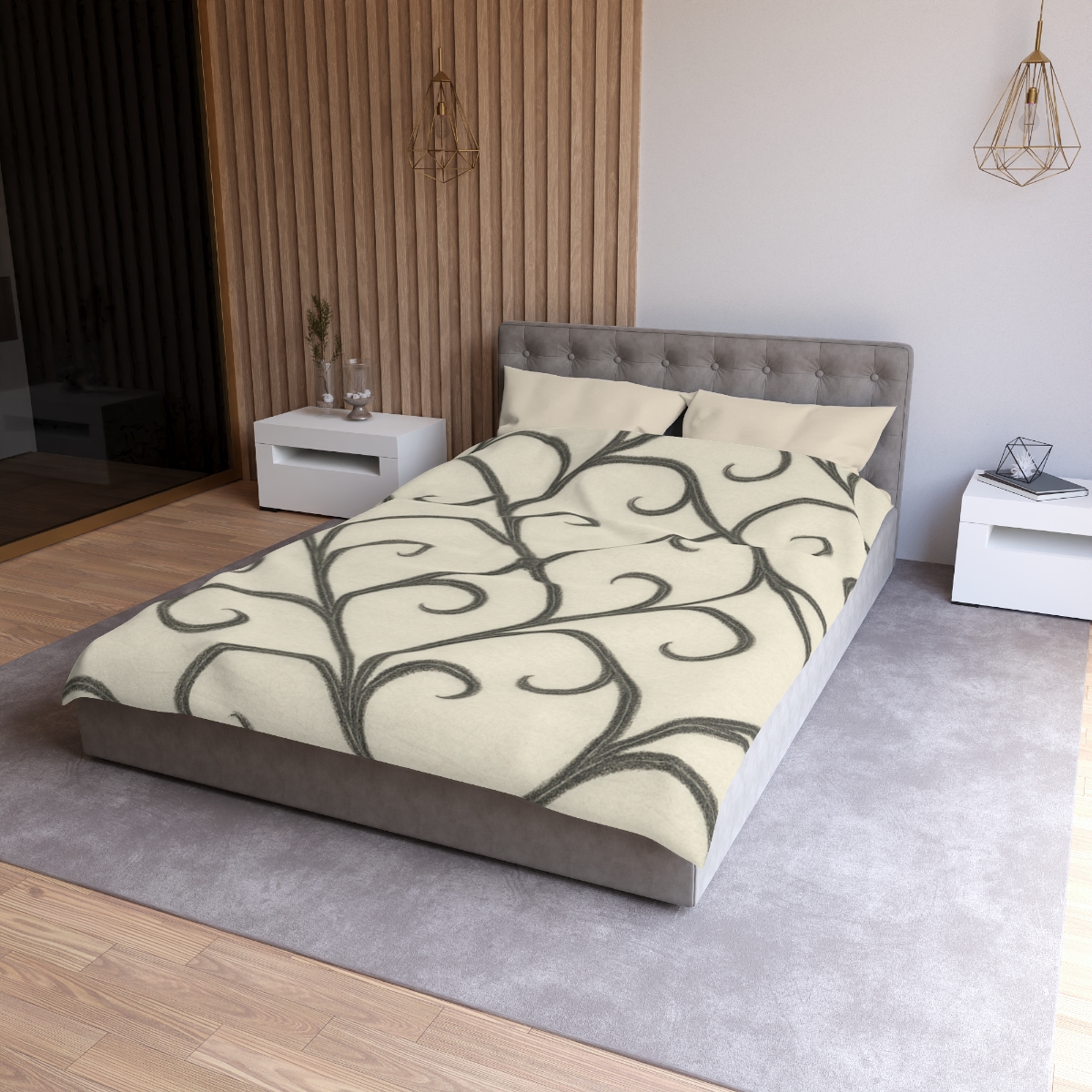 Vine Lattice Outline duvets for gifts