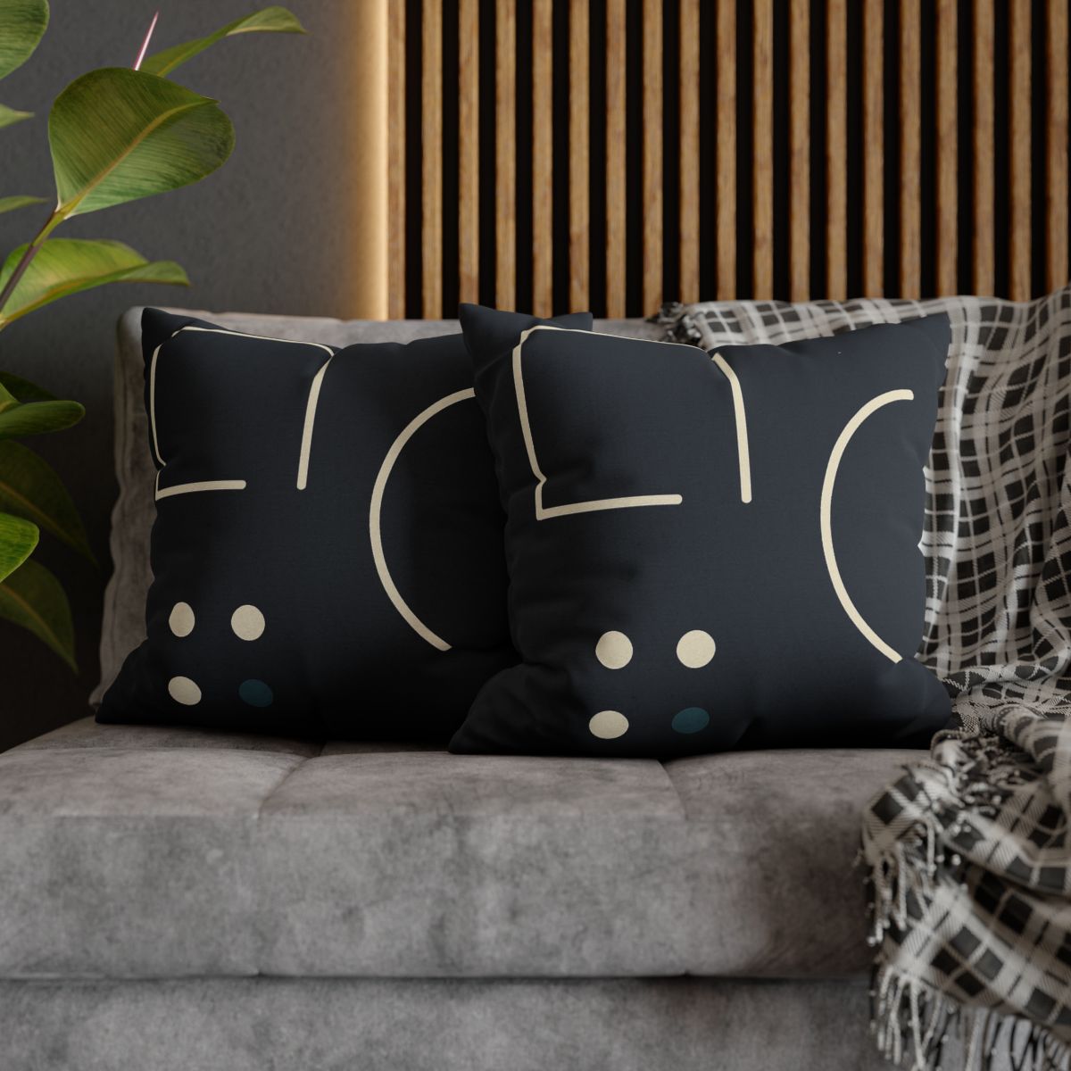 Framed Arc With Missing Cell Grid unique gift pillow cases