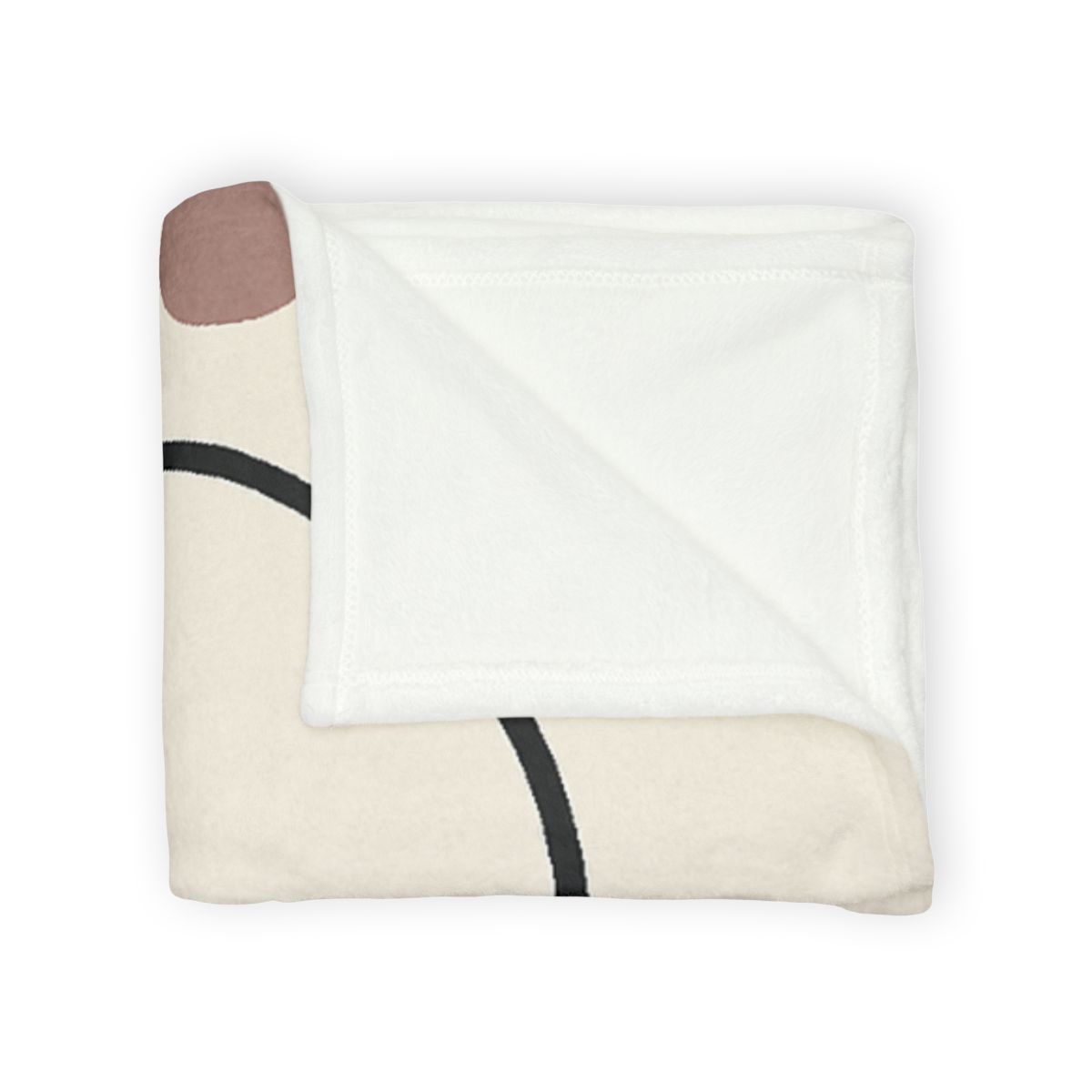 Staggered Rings And Slim Bar decorative home blankets