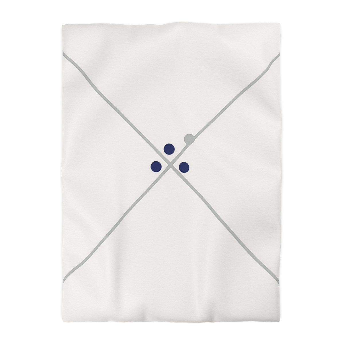 Diagonal Pair And Nested Dot Cluster designer printed duvets