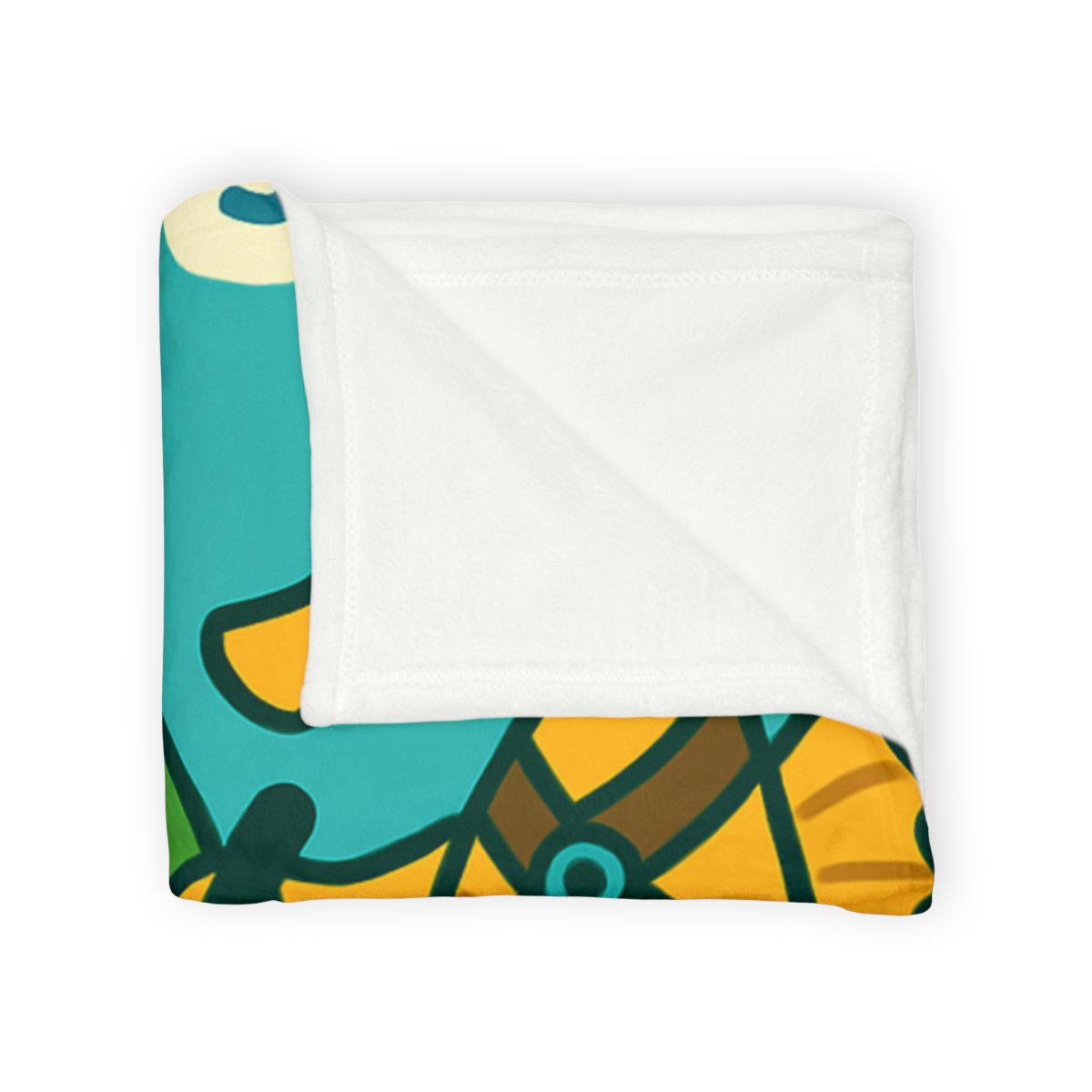 Underwater Map Makers The Seahorse Scouts decorative home blankets